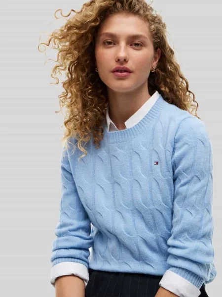 Sweter w kroju regular fit z czystej wełny Tommy Hilfiger