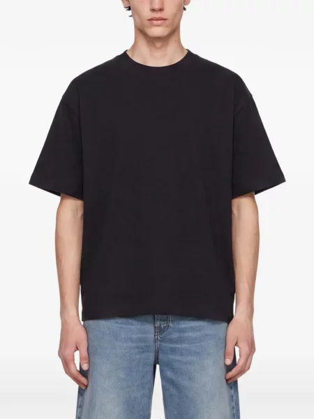 Scurt tricou Ymc cu decolteu rotund negru