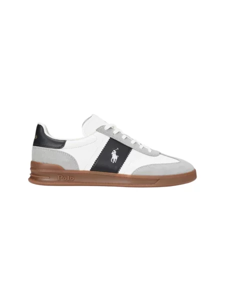 Sneakersy Polo Ralph Lauren koronkowe białe