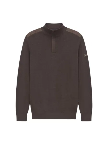 Sweter Bugatti brązowy