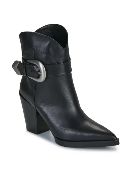 KARL LAGERFELD Členková obuv čierna