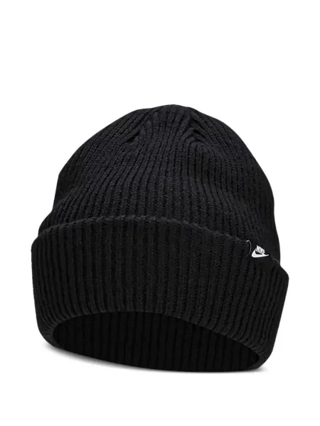 Prugasta vesta Nike s okruglim izrezom od flisa crvena