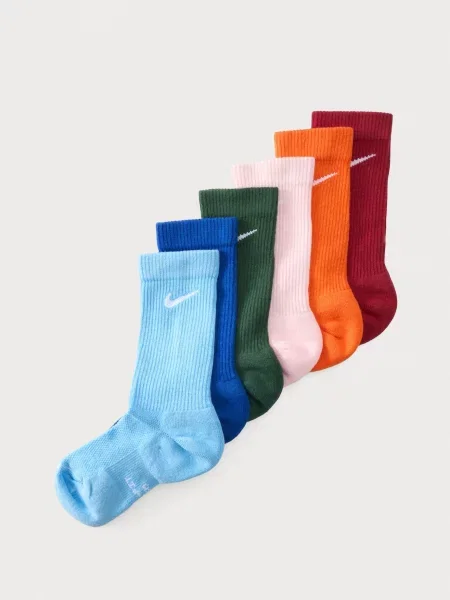 Nike Sportswear Șosete ED ELVD bleumarin / albastru deschis / verde pin / portocaliu / roz / roșu alb