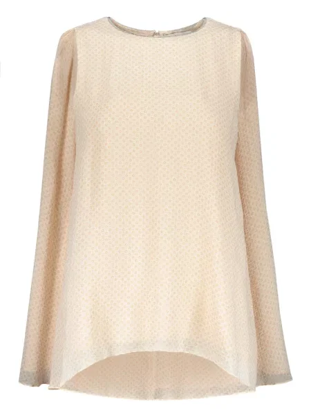 Bluză Fabiana Filippi cu model floral din jacard