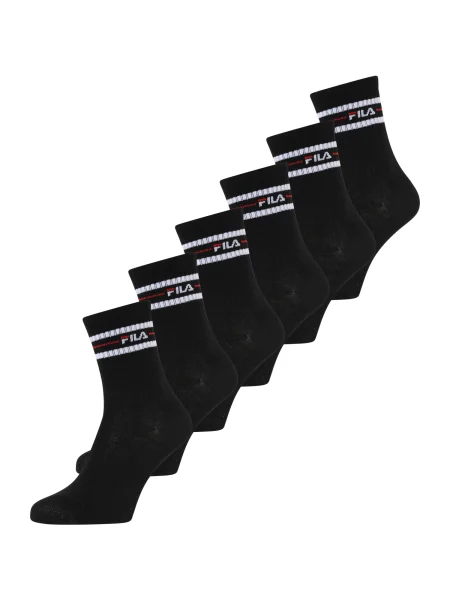 FILA Șosete roșu / negru alb