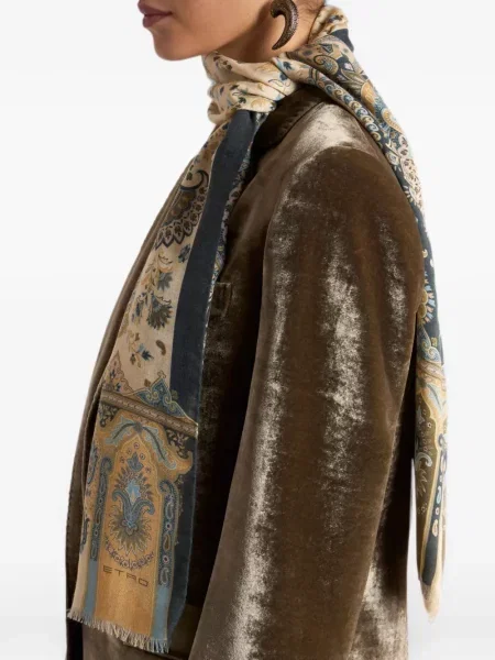 Fular Etro din cașmir cu model paisley