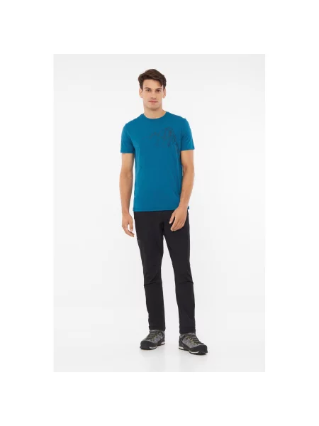 Viking T-shirt Morain Bamboo Man M niebieski