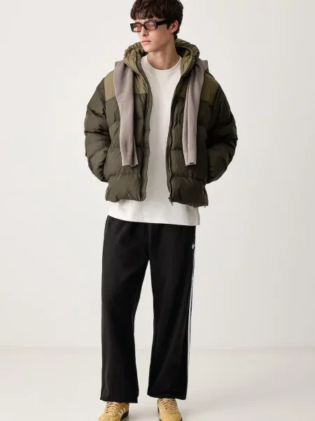 Adidas Originals παντελόνι επίσημο ανδρικό με Adicolor μαύρο