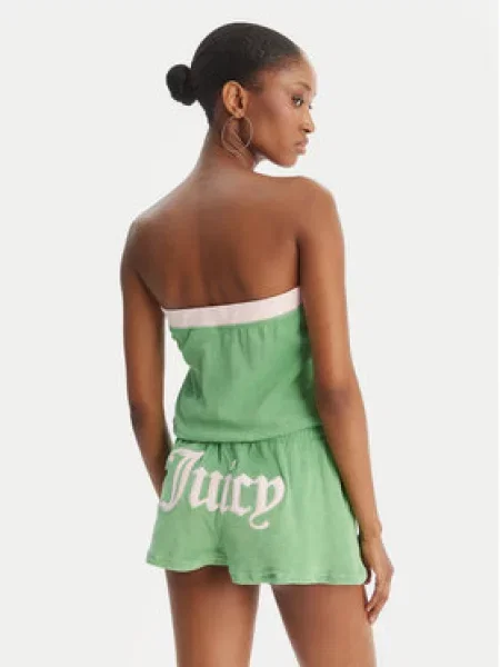 Juicy Couture Kombinezonas Applique Terry žalia