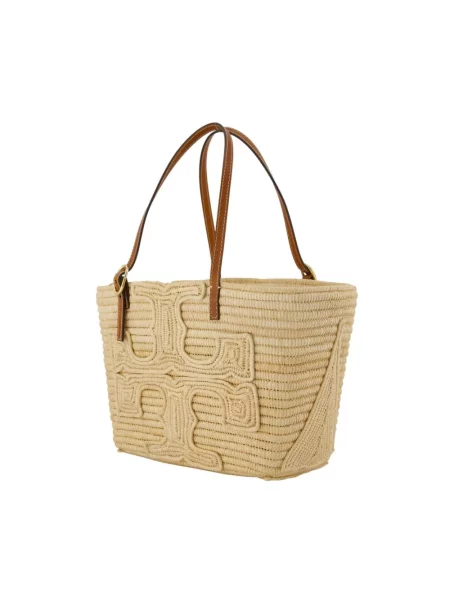 Shopperka Tory Burch beżowa