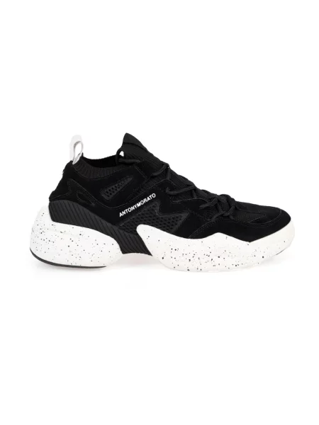 Sneakersy Antony Morato skórzane czarne