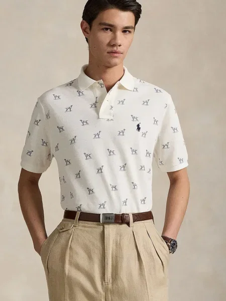 Polo majica Polo Ralph Lauren bela