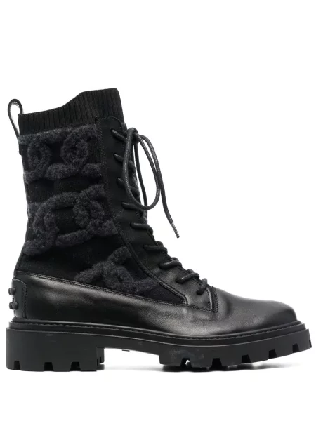 Botine Tod's din piele de oaie cu autograf