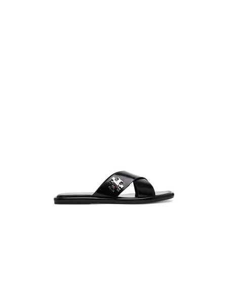 Pantofle Tory Burch černé