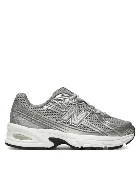Sneakerși New Balance argintiu