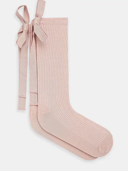 UGG Șosete W Serenella Novelty Bow roz