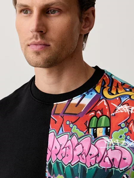 Sprayground oversize melegítőfelső fekete