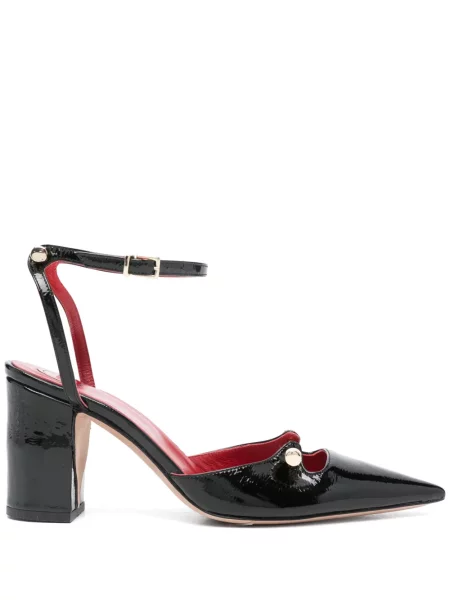 Pantofi cu toc Hardot din piele negru