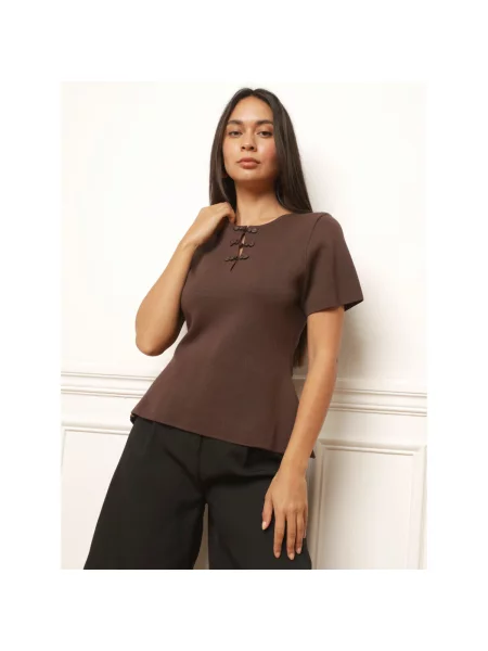 Top La Modeuse smeđa