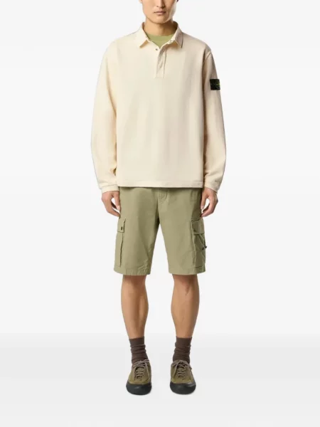 Gulerat tricou polo Stone Island cu strasuri