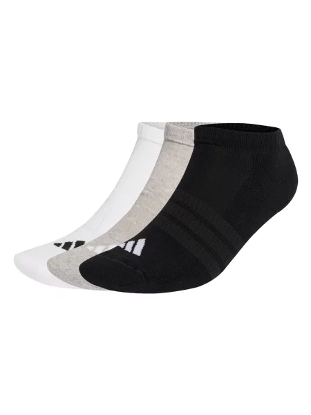 ADIDAS PERFORMANCE Șosete sport ESS gri / negru alb