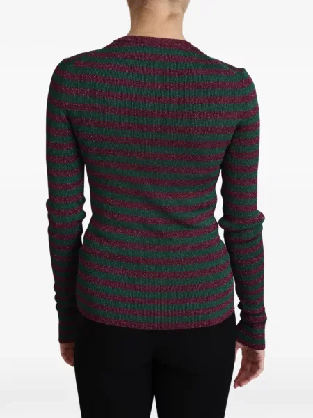 Pulover Dolce & Gabbana cu dungi verde