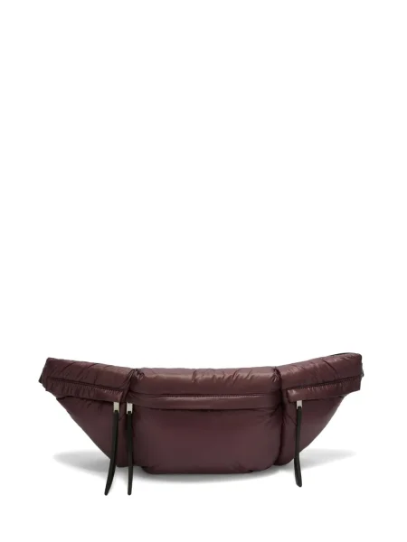 Curea Jil Sander din piele cu imagine maro