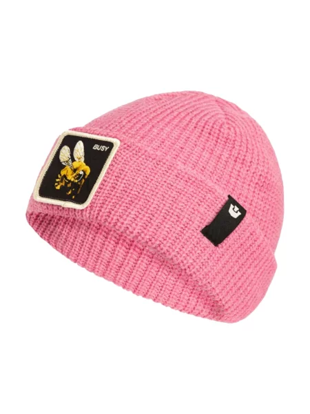 Lniana czapka Goorin Bros różowa