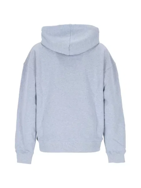 Hanorac cu glugă Maison Kitsune cu broderie albastru