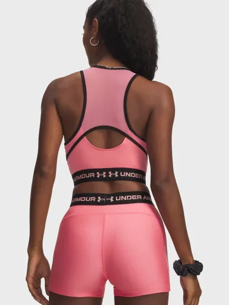 Топ Under Armour с сеткой розовый