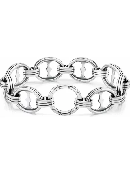 Bransoletka Thomas Sabo skórzana szara