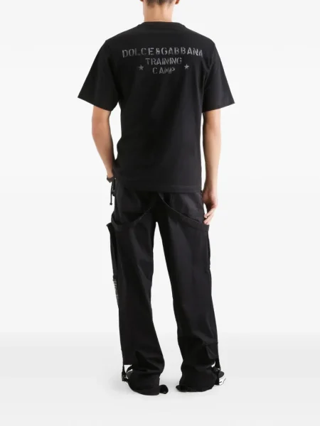 Tricou Dolce & Gabbana cu autograf negru