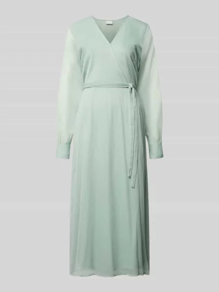 Sukienka midi z tasiemką w talii model ‘FALIA’ Vila