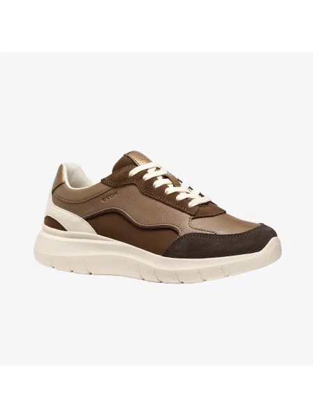 Sneakers Geox Plummery Dark Brown EUR 36 καφέ
