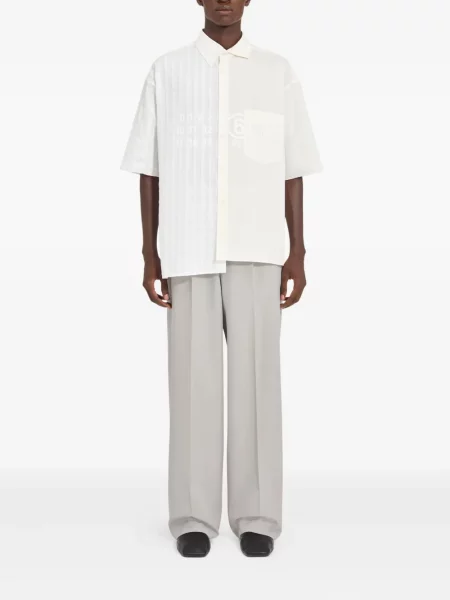 Cămașă Mm6 Maison Margiela scurtă alb