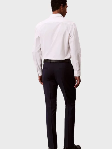 Шерстяные брюки Calvin Klein синие