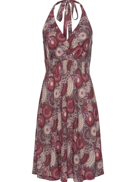 LASCANA Rochie de seară roșu bej