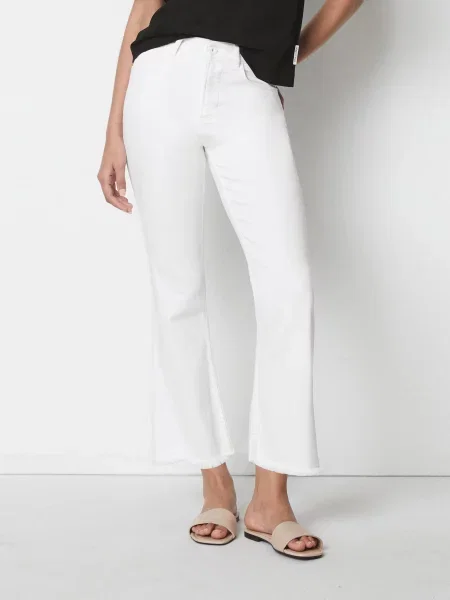 Marc O’Polo Джинси кльош Бавовна/ліоцел білий