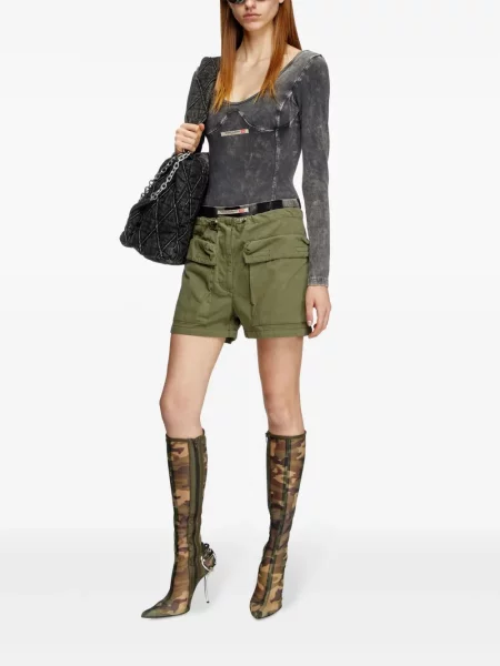 Pantaloni scurți Diesel verde