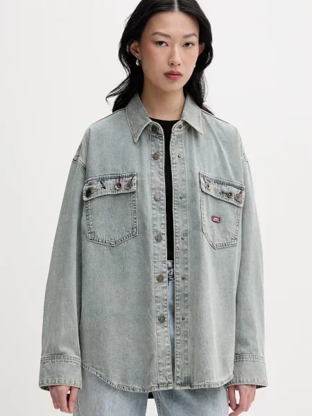 Miss Sixty koszula jeansowa niebieska