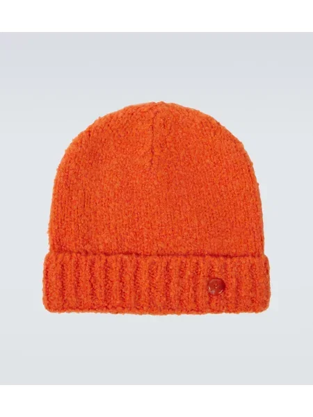 Kapa God's True Cashmere iz kašmirja oranžna