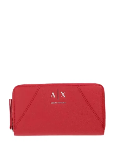 Portofel Armani Exchange cu autograf roșu