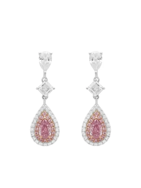 Обеци Hyt Jewelry бяло