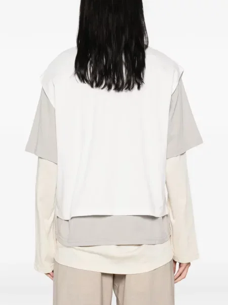 Lung tricou La Piscine alb