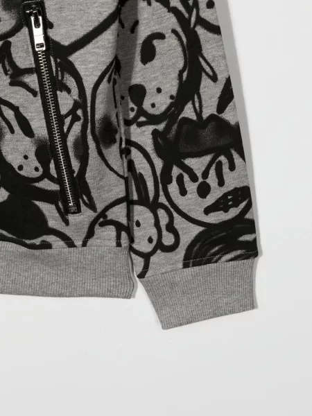 Bluza z kapturem dziecięca Givenchy szara