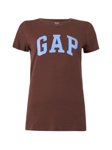 GAP Tricou CLASSIC azuriu / ciocolatiu