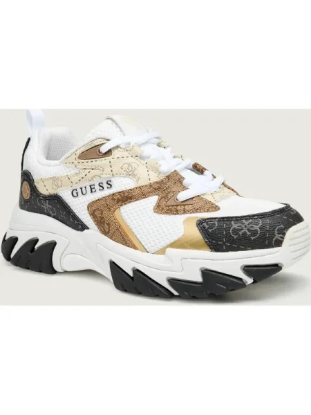 Sneakerși Guess alb