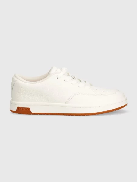 Δερμάτινα αθλητικά παπούτσια Kenzo Dome Low Top Sneakers άσπρο λευκό
