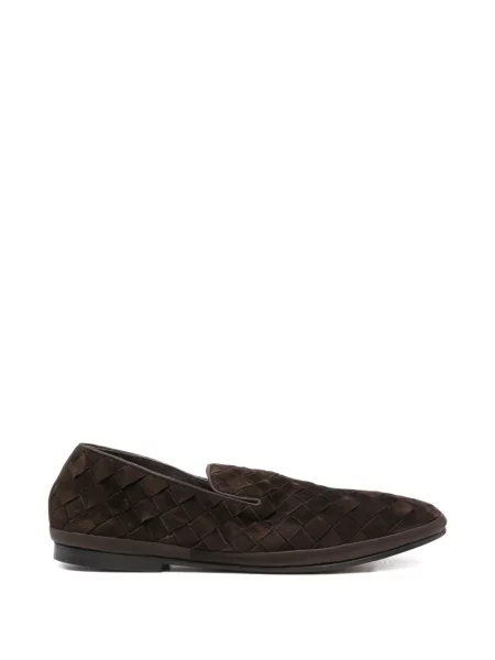 Pantofi loafer Henderson Baracco din piele de căprioară maro