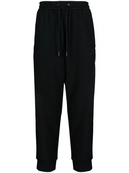 Pantaloni Giorgio Armani cu broderie negru